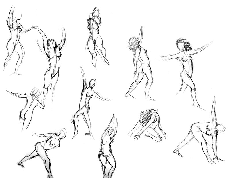 Quickposes Pose Library For Figure Gesture Drawing Practice