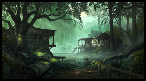 swamp village