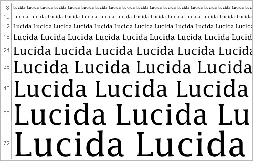 Font Lucida