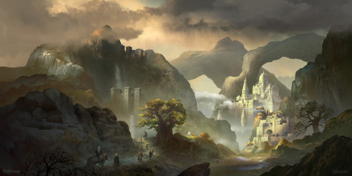 ferdinand-ladera-shansatiatemple-2-700x350 Fantasy landscape concepts that are awe inspiring