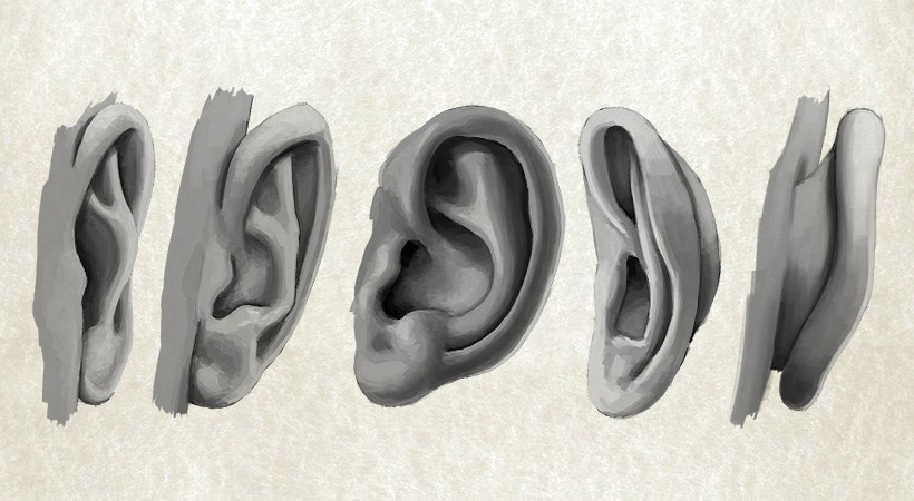 How to Draw an Ear (5 Easy Steps) | RapidFireArt