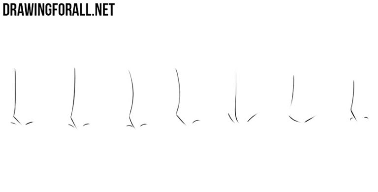 2-How-to-draw-an-anime-nose - Artly