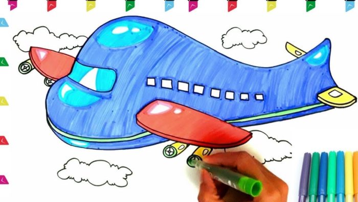 How to draw an airplane (Quick tutorials you can try)