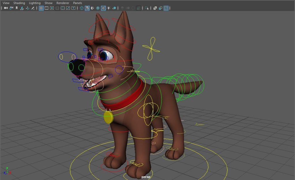 Cody-Dog-Rig-6 Free Maya rigs you can download quickly and use them