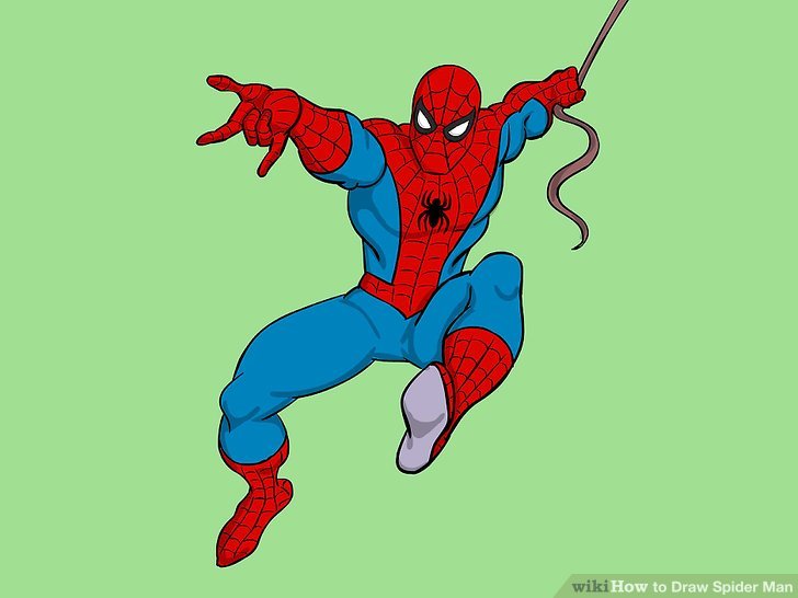 aid204796-v4-728px-Draw-Spider-Man-Step-21 How to draw Spiderman: Realistic or comic style tutorials