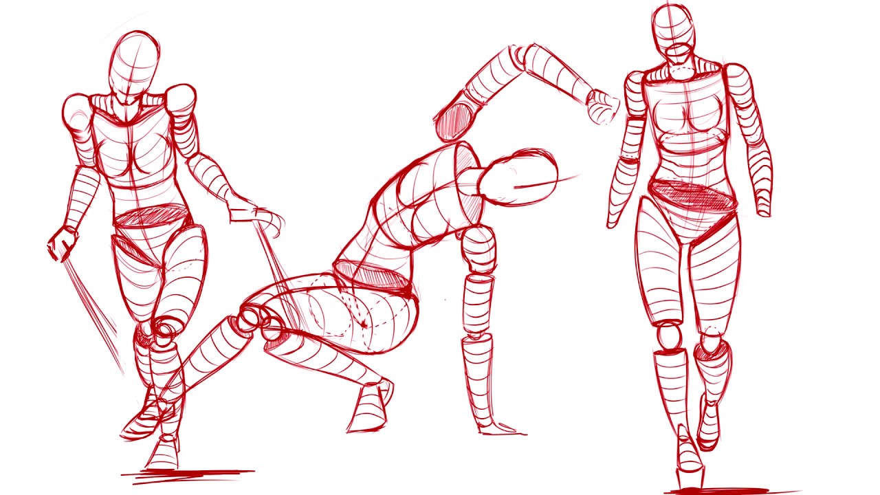 awe How to draw poses better (male and female poses for beginners)