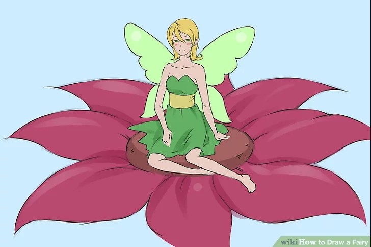 fa Tutorials on how to draw an angel (face, wings, body)