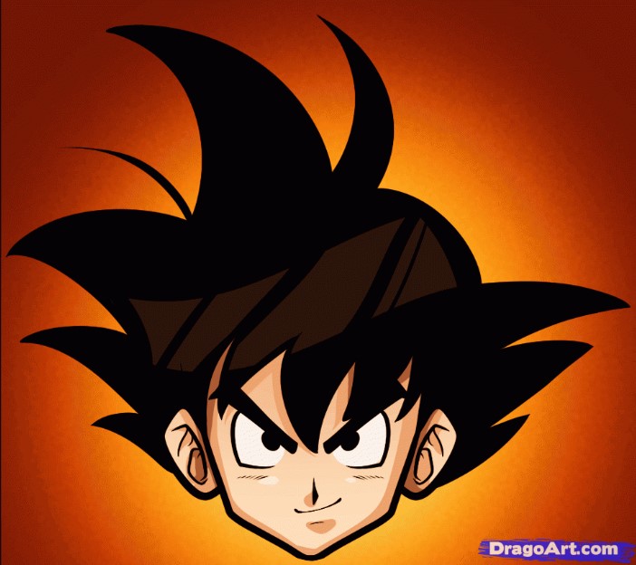 Goku Art Android 18 Drawing - Goku Simple Painting, HD Png Download, png  download, transparent png image | PNG.ToolXoX.com