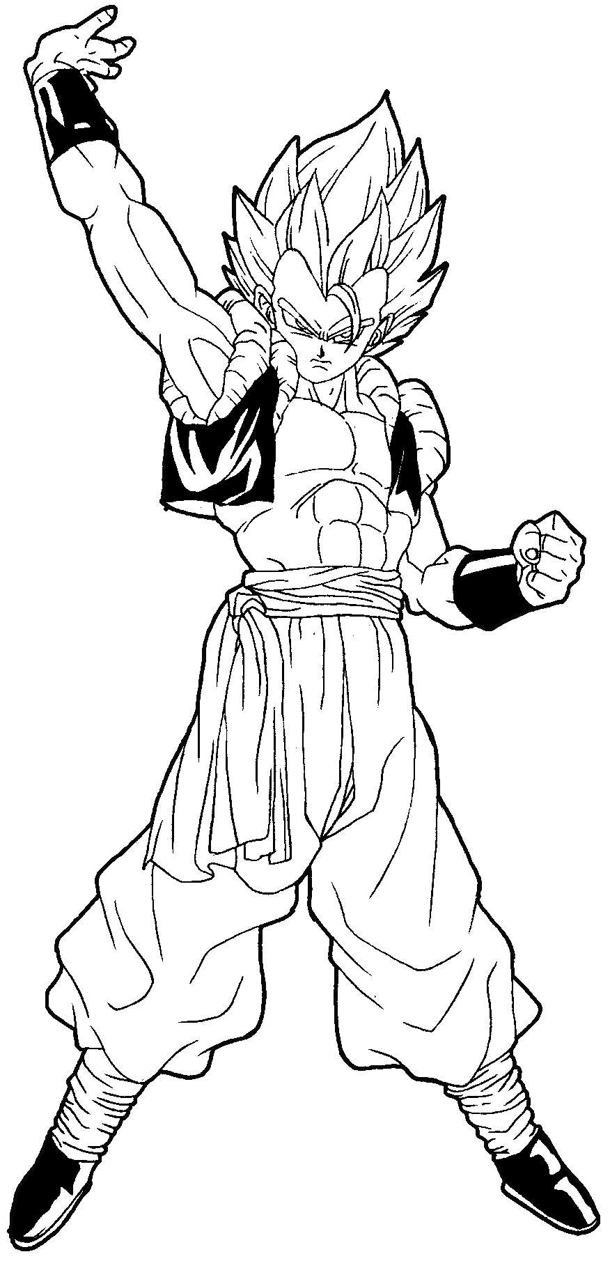 Goku Drawing Full Body, HD Png Download , Transparent Png Image - PNGitem