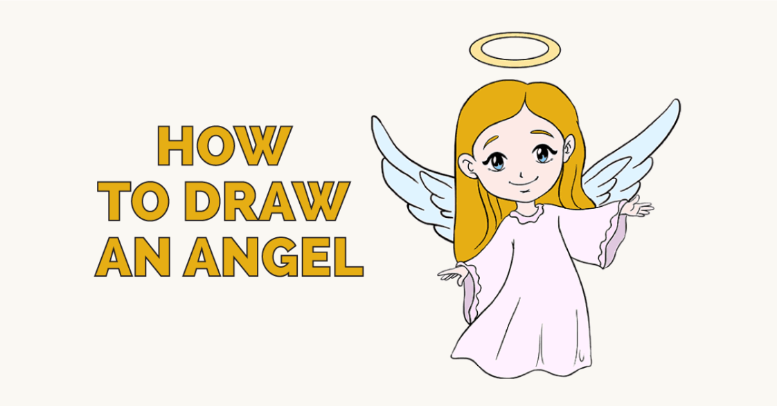 Tutorials on how to draw an angel (face, wings, body)