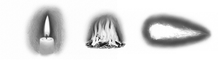 how-to-draw-fire-campfire-final How to draw fire and smoke to create realistic drawings