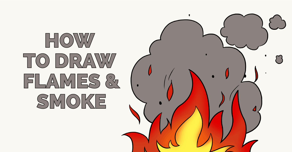 how-to-draw-flame-and-smoke-featured-image How to draw fire and smoke to create realistic drawings