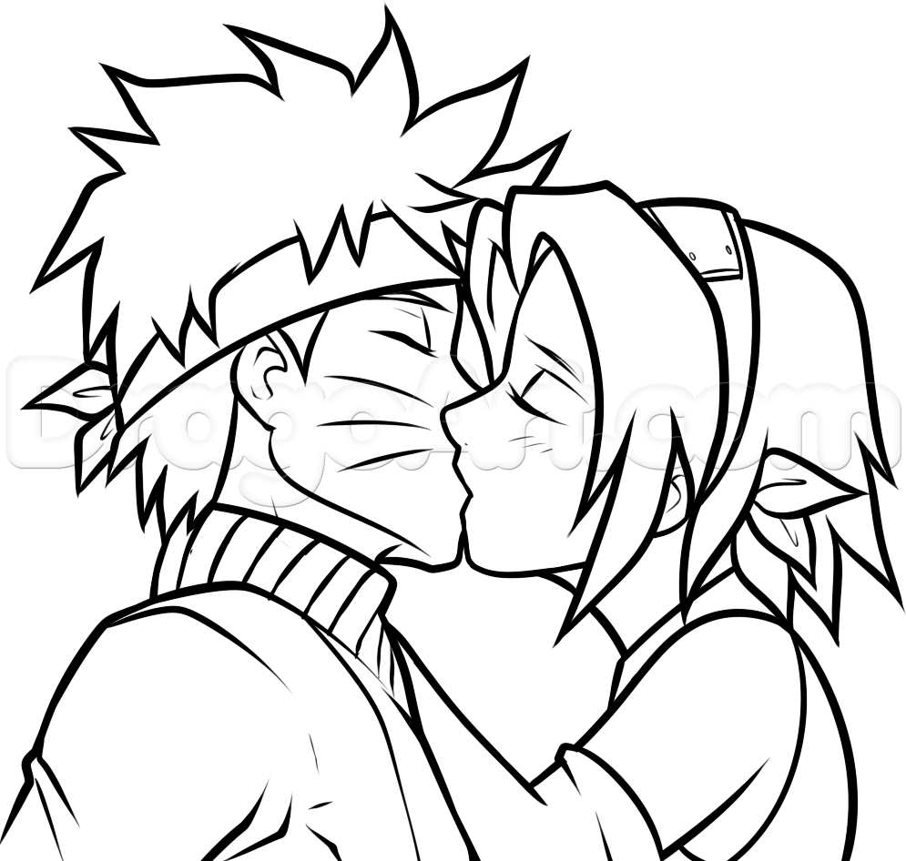 how-to-draw-naruto-and-sakura-kissing-step-13_1_000000173766_5 How to draw Naruto with step by step drawing tutorials