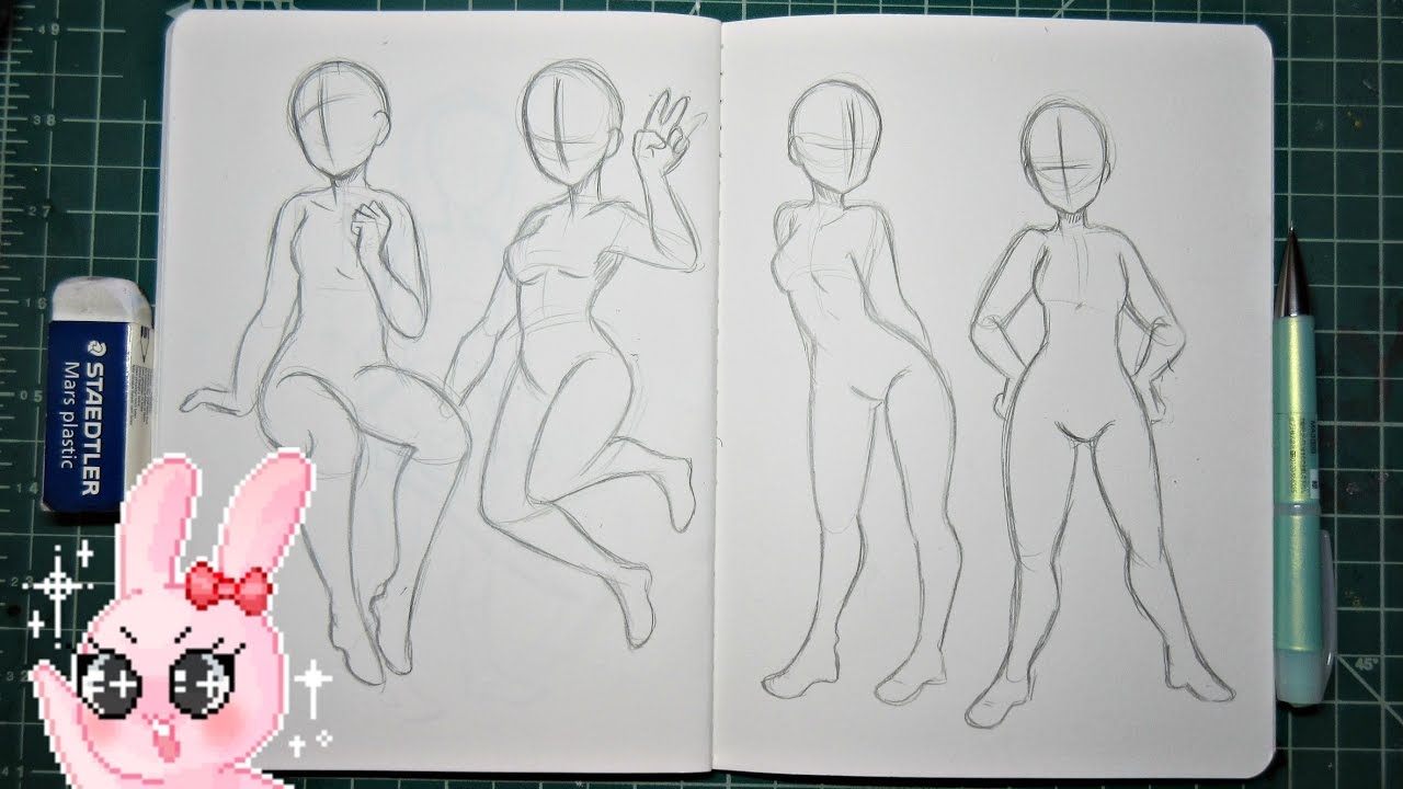 manga How to draw poses better (male and female poses for beginners)