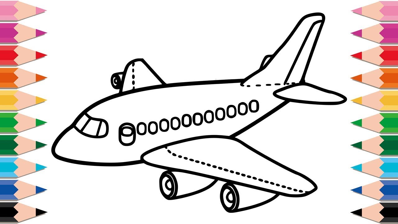 How to draw new airplane | In a fun and easy way | Drawings, Fun, Draw