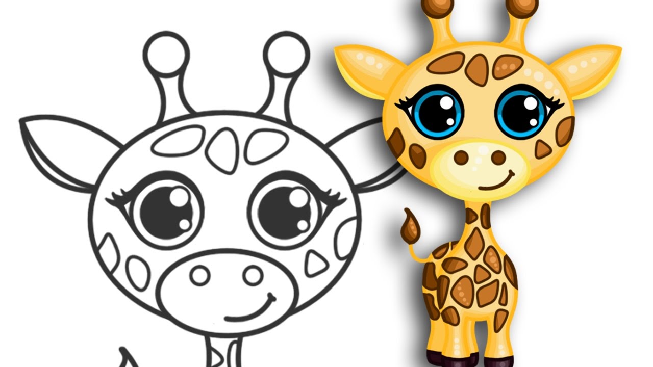 maxresdefault-1-6 How to draw a giraffe with these realistic & cartoon drawing tutorials