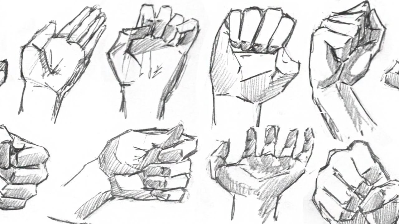 How to draw hands. Easy tutorials you can follow even as a beginner