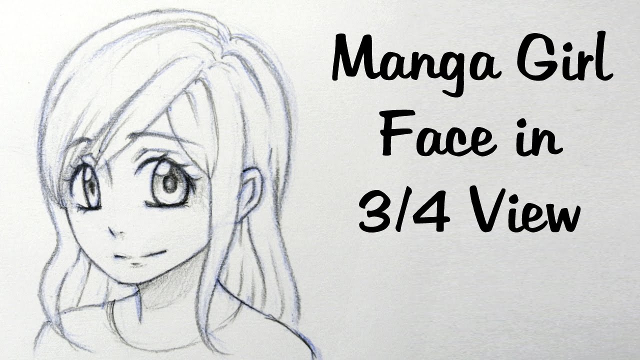How to Draw Anime: Head in Different Angles Part 1 (Left Column) [Slow  Narrated] - YouTube