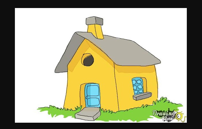 Easy HOUSE Drawing for Kids | How to Draw a House - Step by Step House  Drawings 🏡🏞️🏠 | By Kids Art & Craft | I you you I