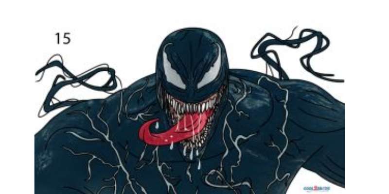 1-6 How To Draw Venom: Easy Drawing Tutorials