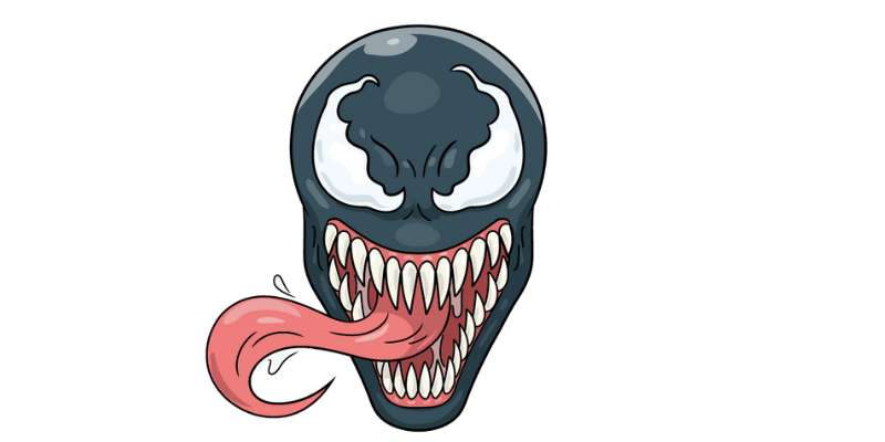 10-5 How To Draw Venom: Easy Drawing Tutorials
