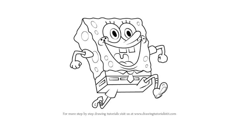 13-4 How To Draw SpongeBob SquarePants (For Beginners)