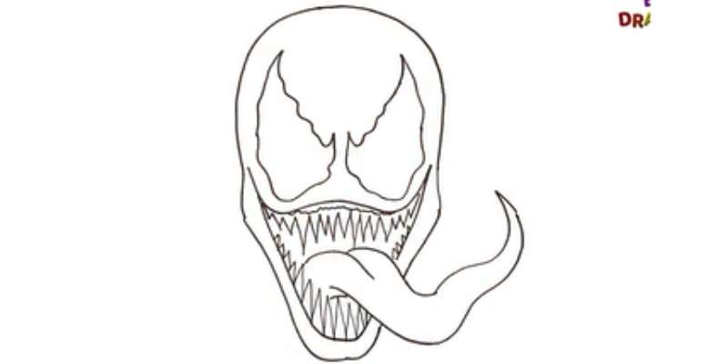 14-5 How To Draw Venom: Easy Drawing Tutorials