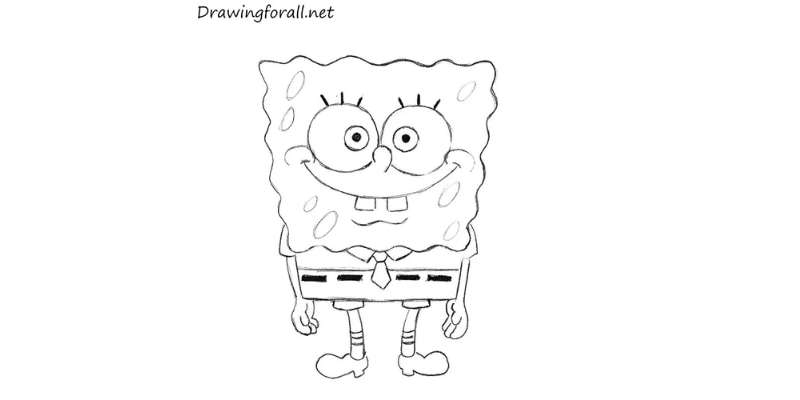 15-4 How To Draw SpongeBob SquarePants (For Beginners)