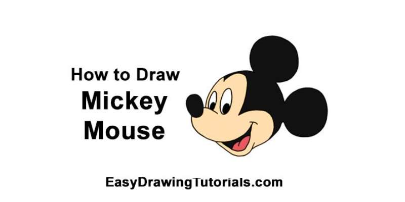 16-3 How To Draw Mickey Mouse In A Few Easy Steps