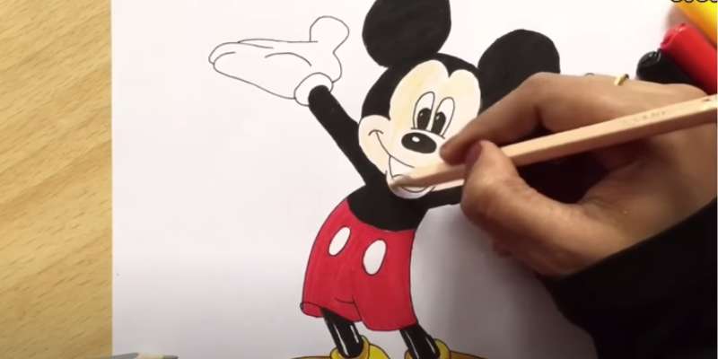 17-3 How To Draw Mickey Mouse In A Few Easy Steps