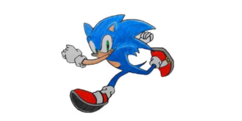 18-1 How To Draw Sonic The Hedgehog Easily