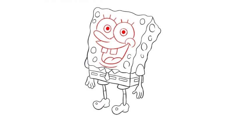 18-4 How To Draw SpongeBob SquarePants (For Beginners)
