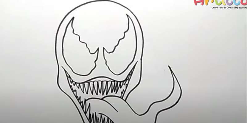 18-5 How To Draw Venom: Easy Drawing Tutorials