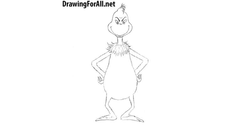 2-10 How To Draw The Grinch Easily: 25 Tutorials
