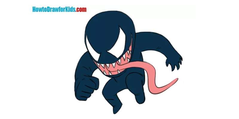 21-2 How To Draw Venom: Easy Drawing Tutorials