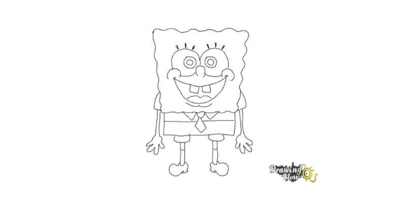 4-4 How To Draw SpongeBob SquarePants (For Beginners)