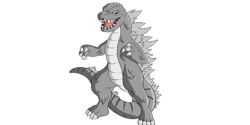 4-6 How To Draw Godzilla So That It Looks Good