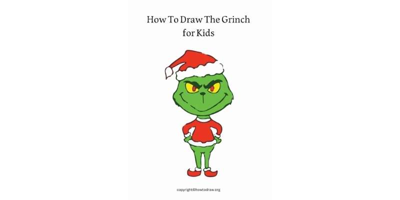 4-8 How To Draw The Grinch Easily: 25 Tutorials
