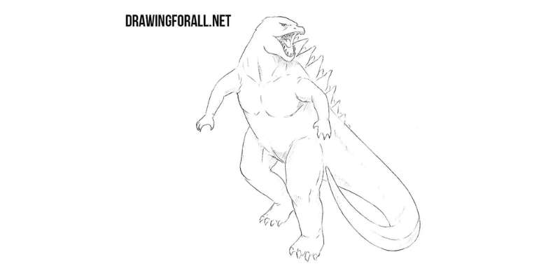 6-6 How To Draw Godzilla So That It Looks Good