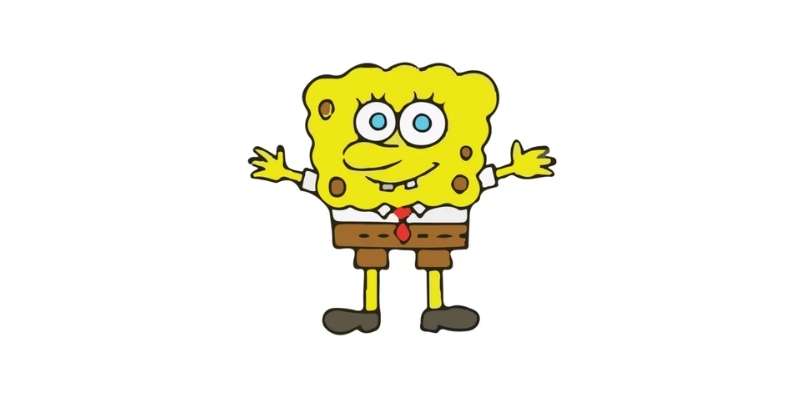 8-4 How To Draw SpongeBob SquarePants (For Beginners)