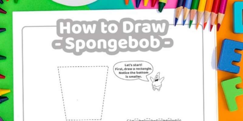 9-4 How To Draw SpongeBob SquarePants (For Beginners)