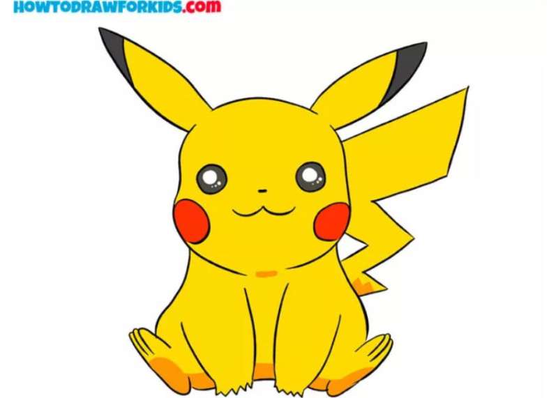 Draw-Pikachu-1 How To Draw Pokemon: Easy To Follow Tutorials