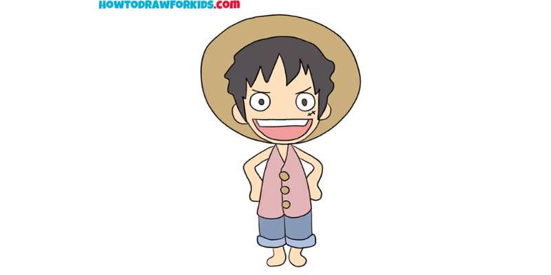 1-1 How To Draw Luffy: 25 Tutorials To Help You