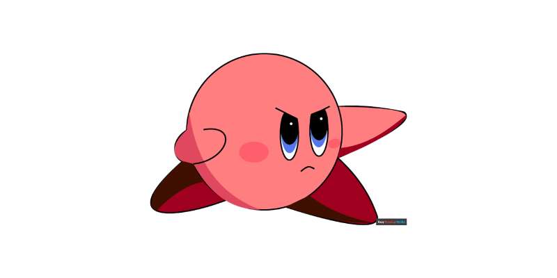 1-4 How To Draw Kirby: Cute Step By Step Tutorials   
