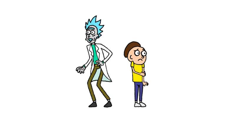1-5 How To Draw Rick And Morty: 15 Tutorials