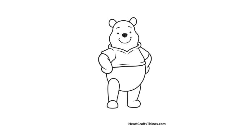 1-6 How To Draw Winnie The Pooh Right Now