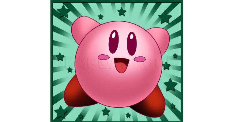 10-4 How To Draw Kirby: Cute Step By Step Tutorials   
