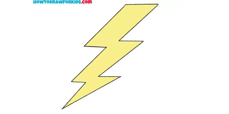 12 How To Draw A Lightning Bolt Easily