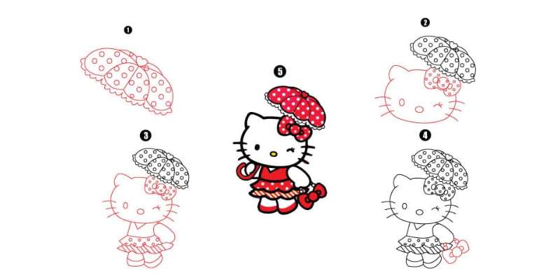 13-6 How To Draw Hello Kitty: Easy Tutorials To Follow