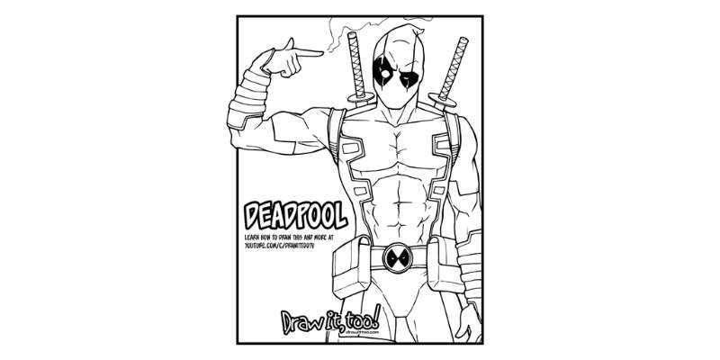 15-2 How To Draw Deadpool And Do A Good Job